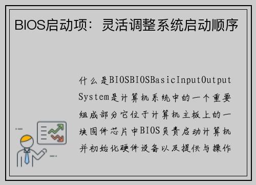 BIOS启动项：灵活调整系统启动顺序